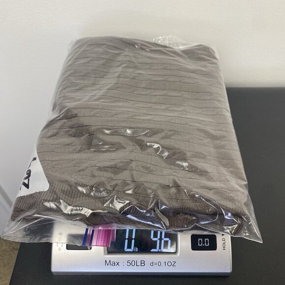 Vintage Women's 100% Silk Cableknit Cardigan Size S Brown Button - Picture 6 of 6